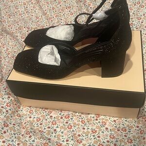 BCBGeneration Glitter Black Heels